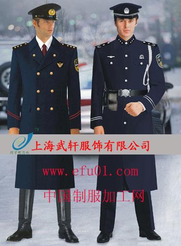 上海市保安冬季防寒大衣厂家
