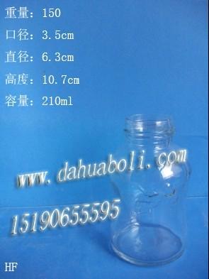 供应210ml奶瓶玻璃奶瓶
