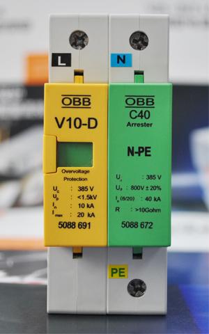 供应OBB防雷器，OBO避雷器V10-D/1+NPE（菲尼克斯）