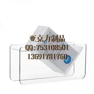 供应单格透明名片架名片盒/多用名片盒/塑料名片盒/有机玻璃名片盒