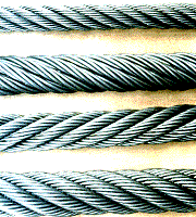 光面钢丝绳/涂塑包胶钢丝绳批发