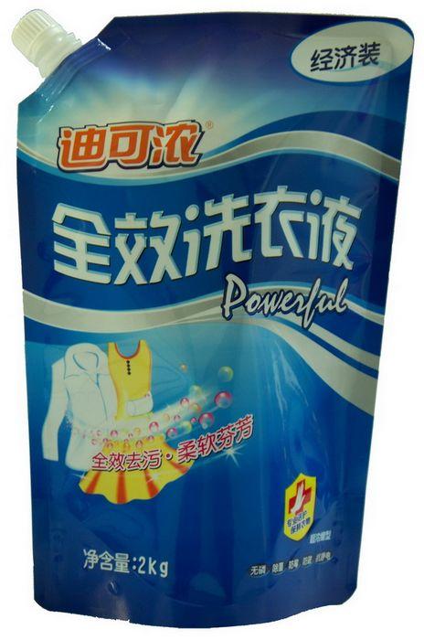 供应香港最新洗衣液吸嘴袋生产批发商图片