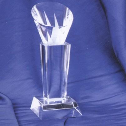 供应高档西安水晶奖杯，一等奖水晶奖杯款式