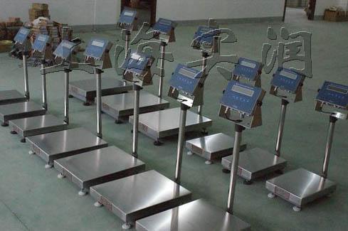 上海市500公斤不锈钢电子台秤厂家供应500公斤不锈钢电子台秤，800公斤不锈钢电子台秤
