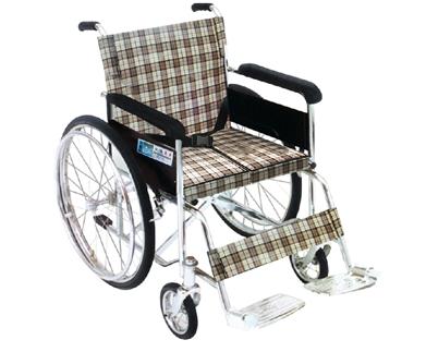 供应双翻硬面轮椅 铝合金轻便折叠轮椅