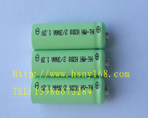 华盛供应2/3AAA异形电池 七号镍氢电池 300MAH镍氢电池图片