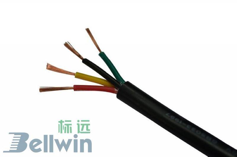 供应四芯RVV护套线，电源线RVV4×0.5，各种型号规格护套线报价