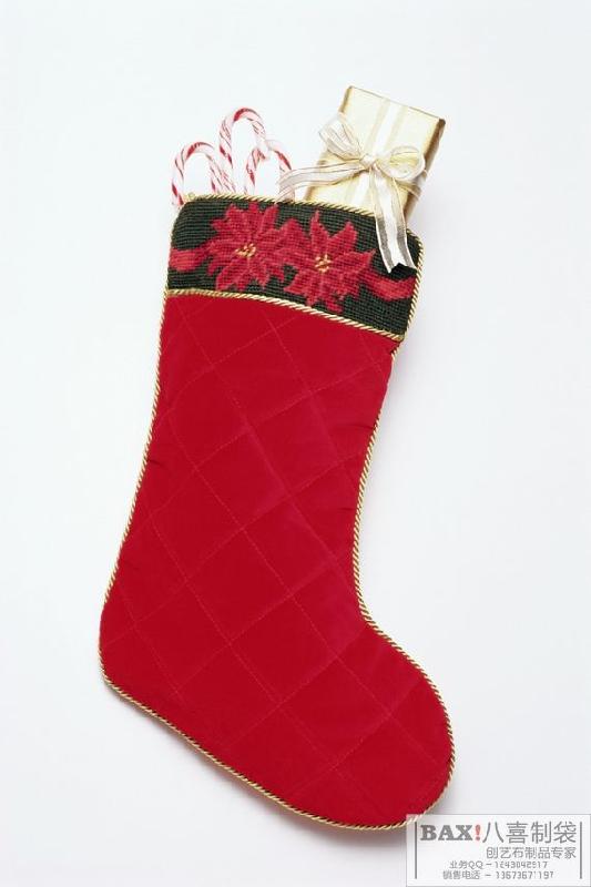 供应圣诞袜定做节日礼品袋设计厂家制作