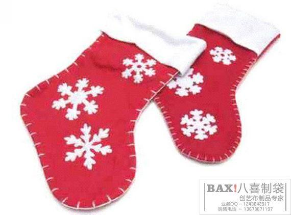 供应圣诞袜定做节日礼品袋设计厂家制作