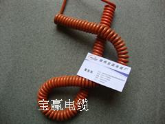 扬州市章东华白色两芯电源用弹簧线厂家供应章东华白色两芯电源用弹簧线