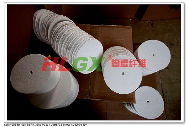 供应陶瓷纤维纸耐高温垫片陶瓷纤维垫片图片