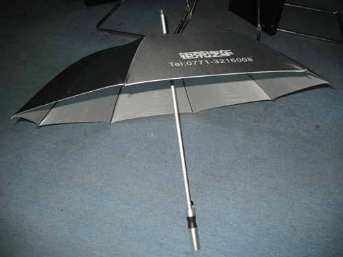供应高档纤维骨伞新款雨伞，珠海纤维骨铝中棒高级雨伞，银行促销伞