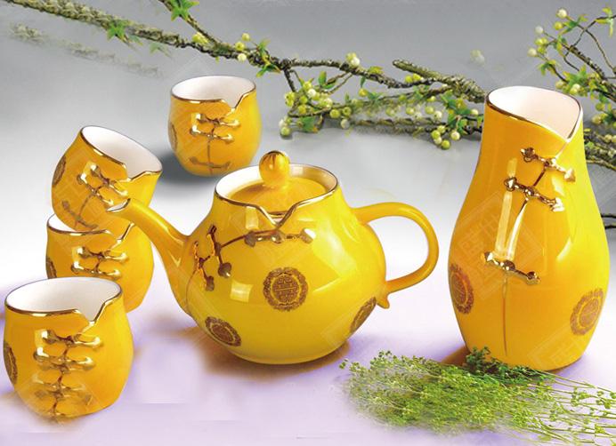 经典中国风陶瓷骨瓷茶具五件套供应经典中国风陶瓷骨瓷茶具五件套