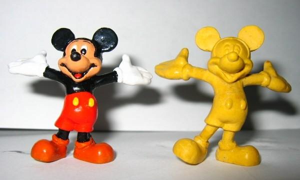 泥雕模型手板加工-塑料模型-米奇老鼠模型公仔