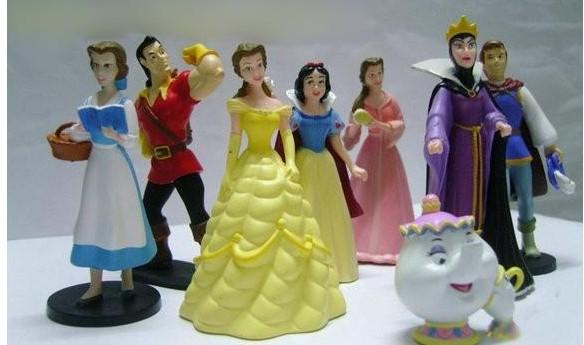 白雪公主娃娃制作，白雪公主人物公仔，七个小矮人中的白雪公主图片