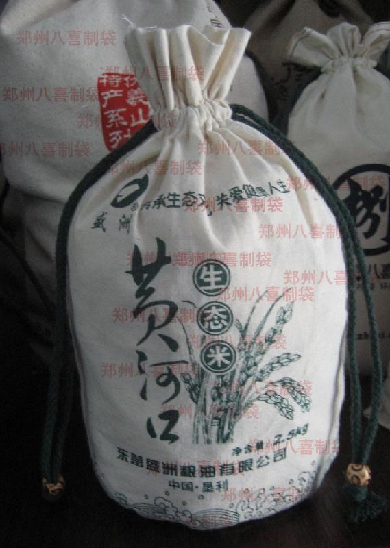 郑州市生态大米袋-大米布袋-米包装袋厂家