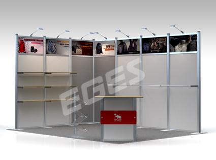 便携式展架展位展览出国参展 展示器材简易式展台参展器材eg202图片