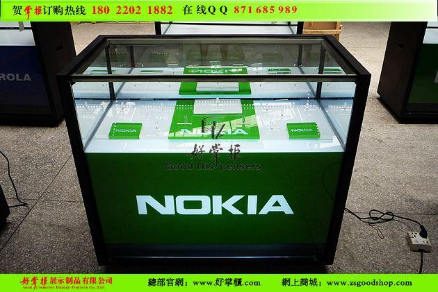 供应安微诺基亚铁质手机柜厂家 新款诺基亚手机柜 诺基亚开放式体验