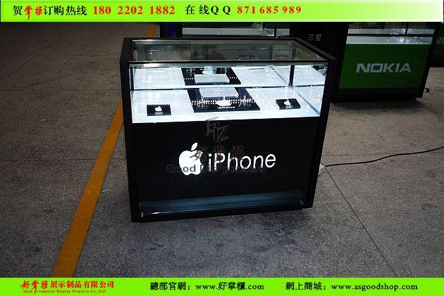 供应江西定制苹果手机展示柜苹果手机 苹果手机柜 精质苹果柜台专卖