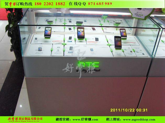 供应HTC新款体验柜制作中心,原版HTC手机托架,中山手机柜台厂家图片