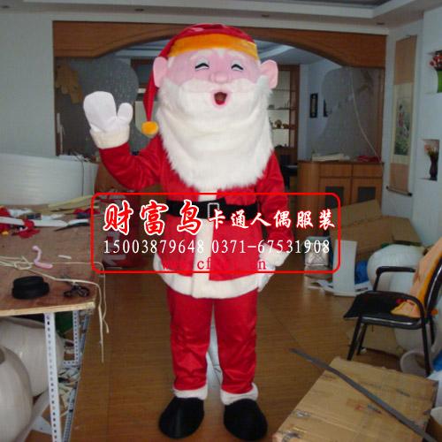 郑州财富鸟卡通人偶厂销售圣诞老人批发