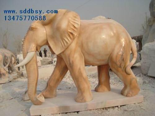 供应石雕大象，雕像雕塑，大理石大象，汉白玉大象，图片