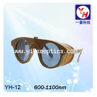 YH-12 宽光谱式激光防护镜 600-1100NM防激光护目镜