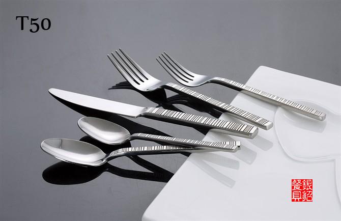 银貂餐具出口不锈钢刀叉勺餐具西餐刀叉