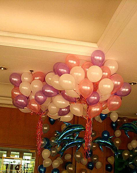 供应北京生日婚礼氦气球布置