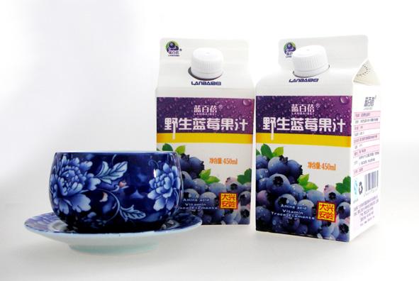 供应野生蓝莓汁、蓝百蓓450ml野生蓝莓汁图片