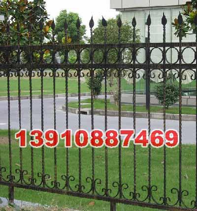 ·北京铁艺围栏栏杆河道护栏小区栅栏制作安装13910887469