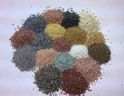 天然彩砂染色砂供应天然彩砂  染色砂  点金矿产天然彩砂染色砂