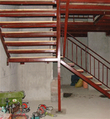 钢结构楼梯安装价格 消防钢梯安装