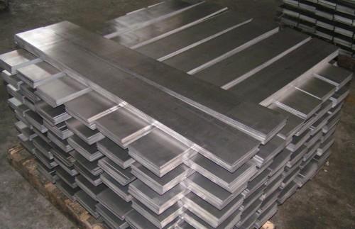供应7075抗氧化铝排 进口6063-T6铝板 2A12超硬铝排图片