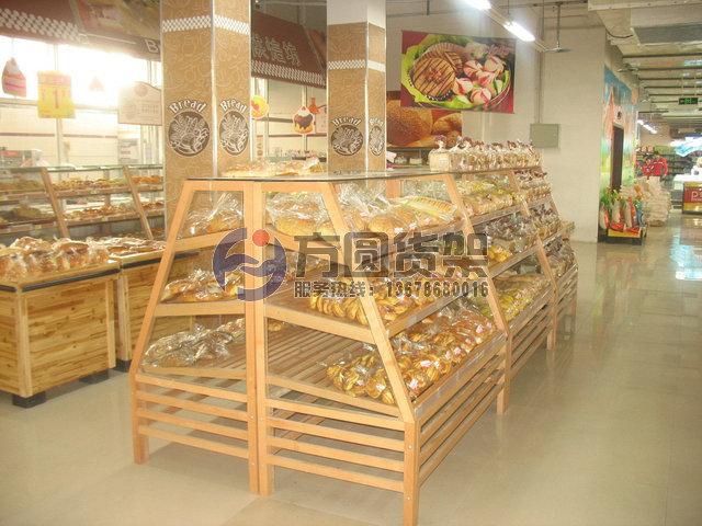 供应超市面包架超市木质糕点架点心架甜点架