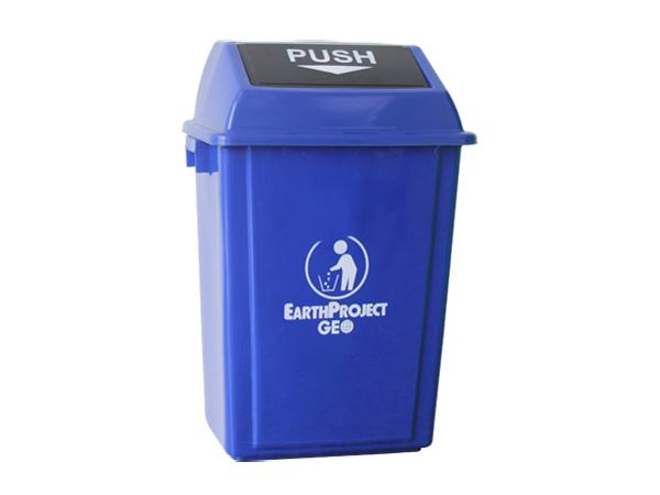 供应塑料弹盖垃圾桶价格，环保桶图片双羊塑料桶规格直销塑料垃圾桶批发环保桶