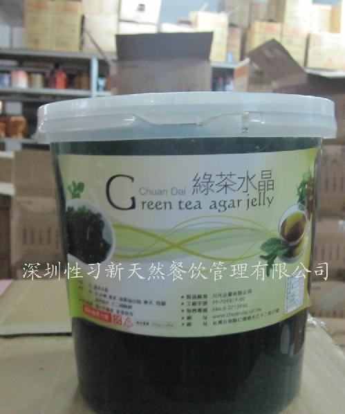 绿茶水晶豆深圳最好的奶茶原料-奶茶原材料供应-深圳性习新天然图片