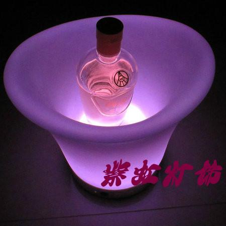 供应装饰酒桶发光充电冰桶 紫虹香槟桶