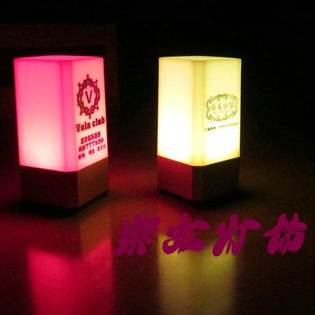 新款迷你方型LED酒吧充电烛台灯批发
