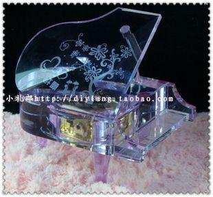 供应广西南宁水晶音乐盒水晶音乐钢琴图片