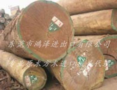 马达加斯加出口卢氏黑黄檀的原木批发
