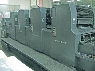 进口二手印刷机对开四色海德堡设备批发