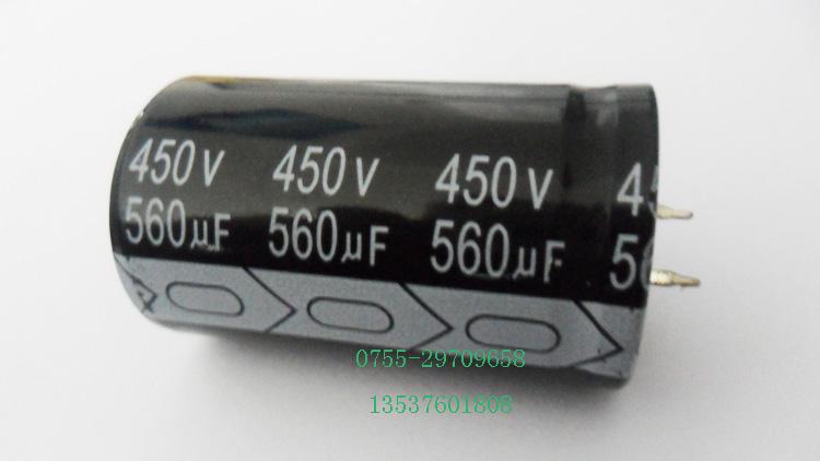 供应厂家批发全新牛角电解电容560UF450V图片