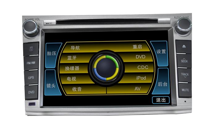 供应斯巴鲁11款傲虎DVD导航GPS导航卡仕达CA146-A