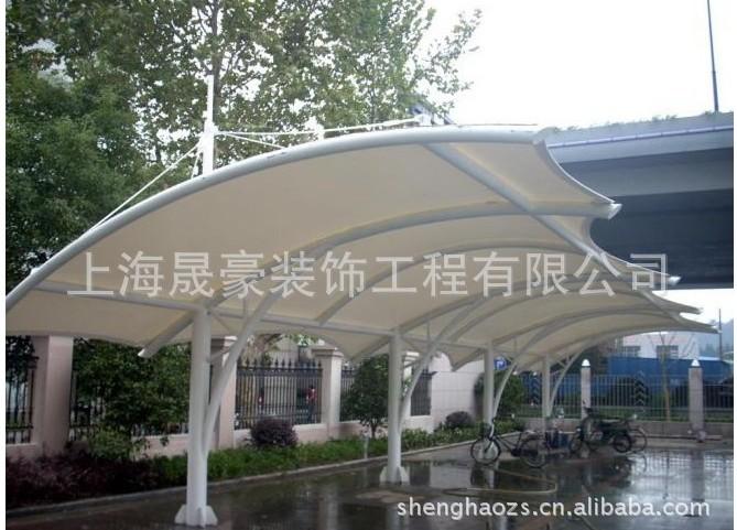 【上海停车棚 精美时尚】膜结构车棚54_上海停车棚 膜结图片