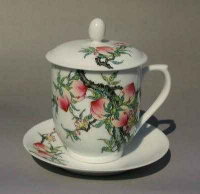 供应瓷器陶瓷赠品促销品广告杯纪念杯纪念品定做加工陶瓷茶杯办公杯厂生产
