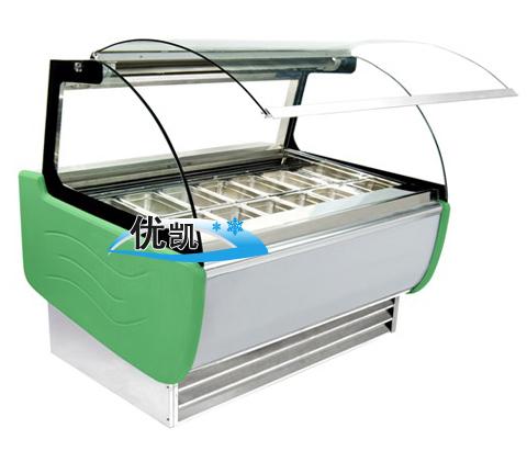 供应咸阳冰淇淋展示柜/YK-德式琥珀系列冰淇淋柜-合肥优凯图片