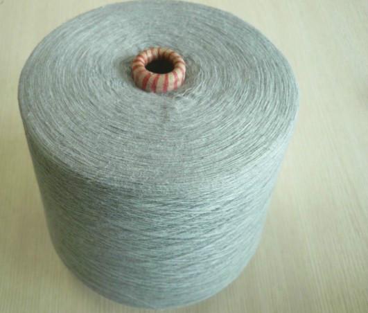 供应优质棉羊毛色纺纱生产商电话，棉毛混纺麻灰纱
