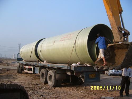 供应广西桂林大口径玻璃钢夹砂管图片