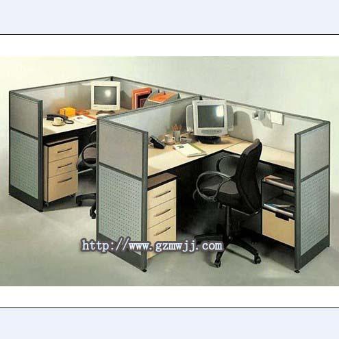 供应两人位办公桌广州办公家具厂-广州办公屏风桌-广州屏风办公桌
